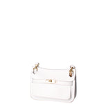 Katie Borsa a tracolla da donna 100% vera pelle 07145-D01 BIANCO Viola Castellani