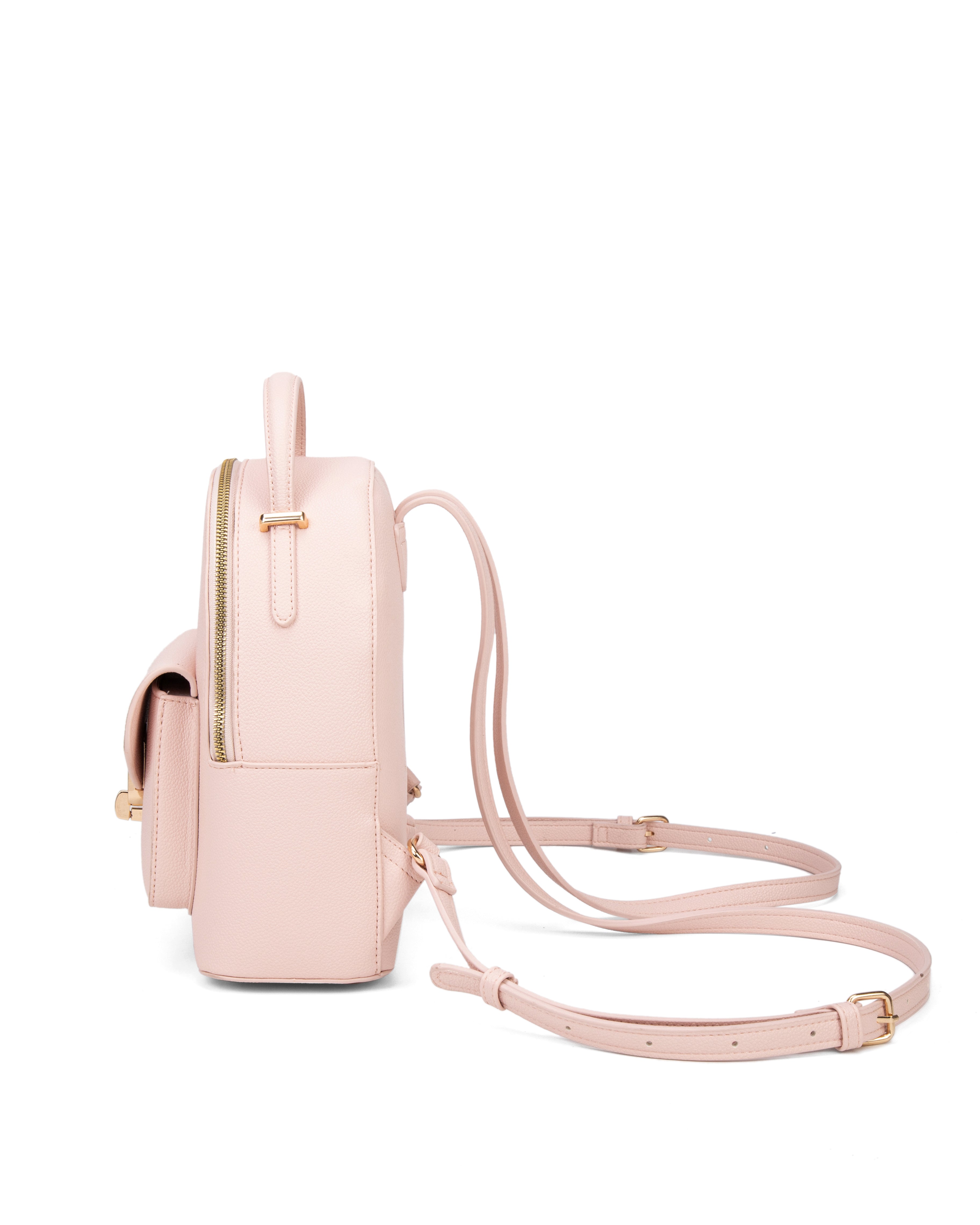 Zaino da donna in pelle vegana Casual 712-3PT-LIGHTPINK Diana&co