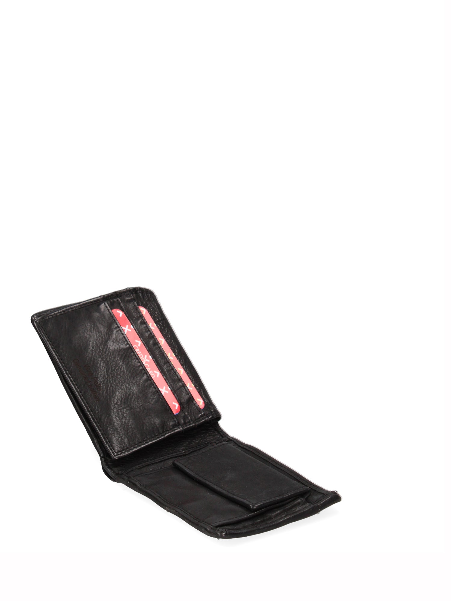 Portafoglio da uomo in vera pelle Casual IN-1068-NERO Sergio Valentini