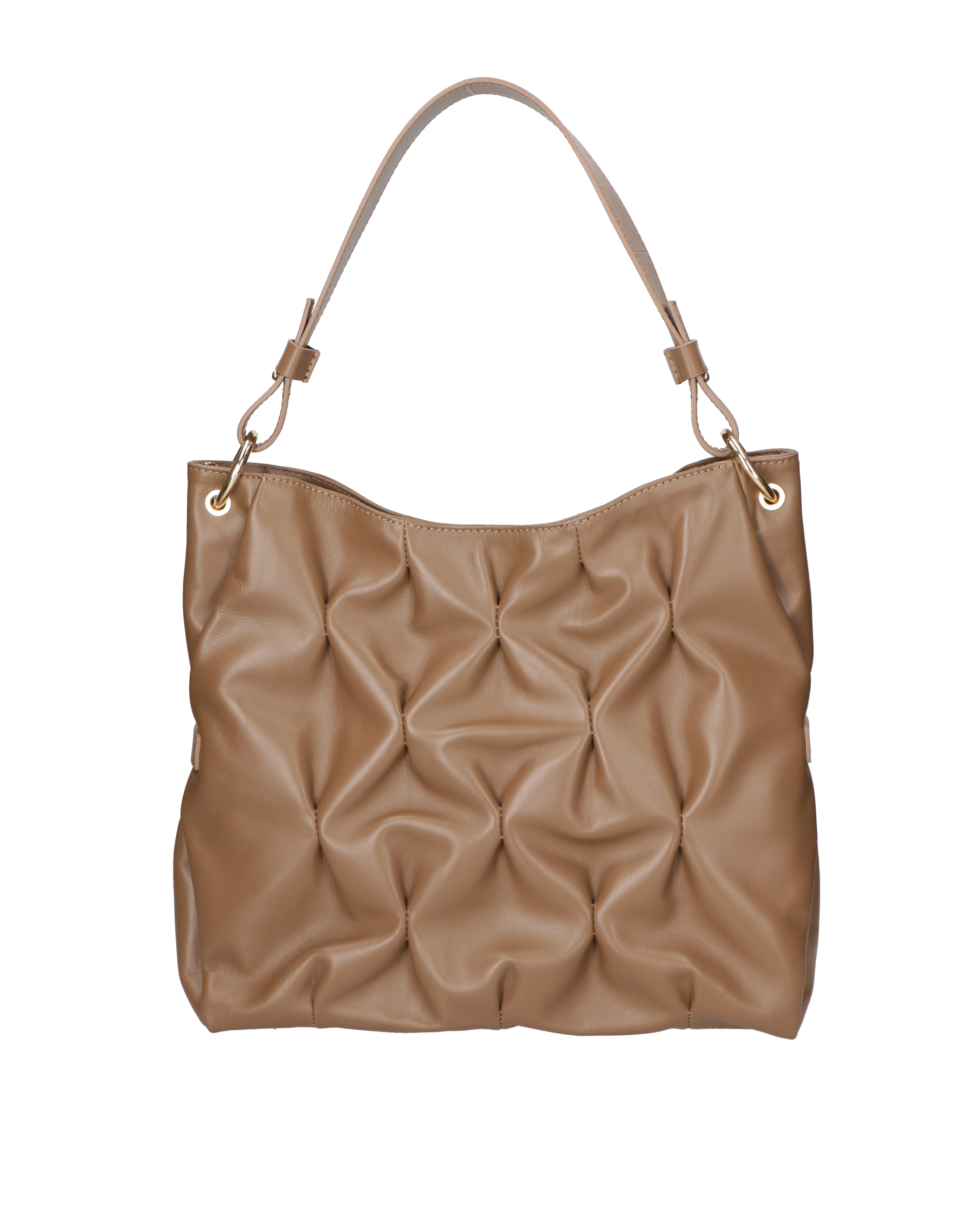 Auralie Borsa a spalla da donna Vera Pelle 03998-S11 TAUPE SCURO Gave Lux