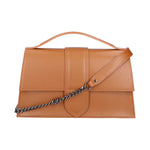 Lina Borsa a mano da donna Vera pelle 06517-COGNAC Gave Lux