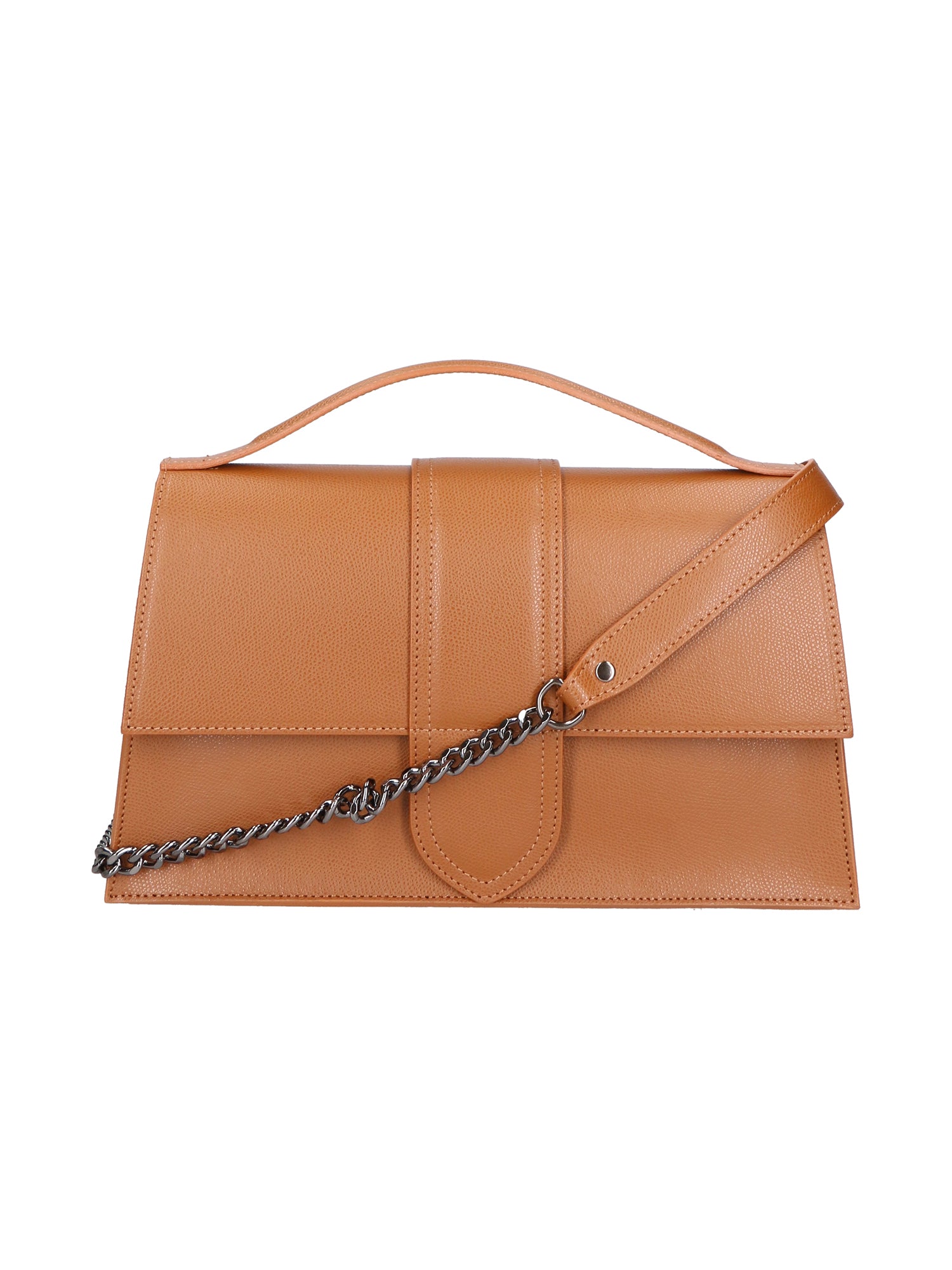 Lina Borsa a mano da donna Vera pelle 06517-COGNAC Gave Lux