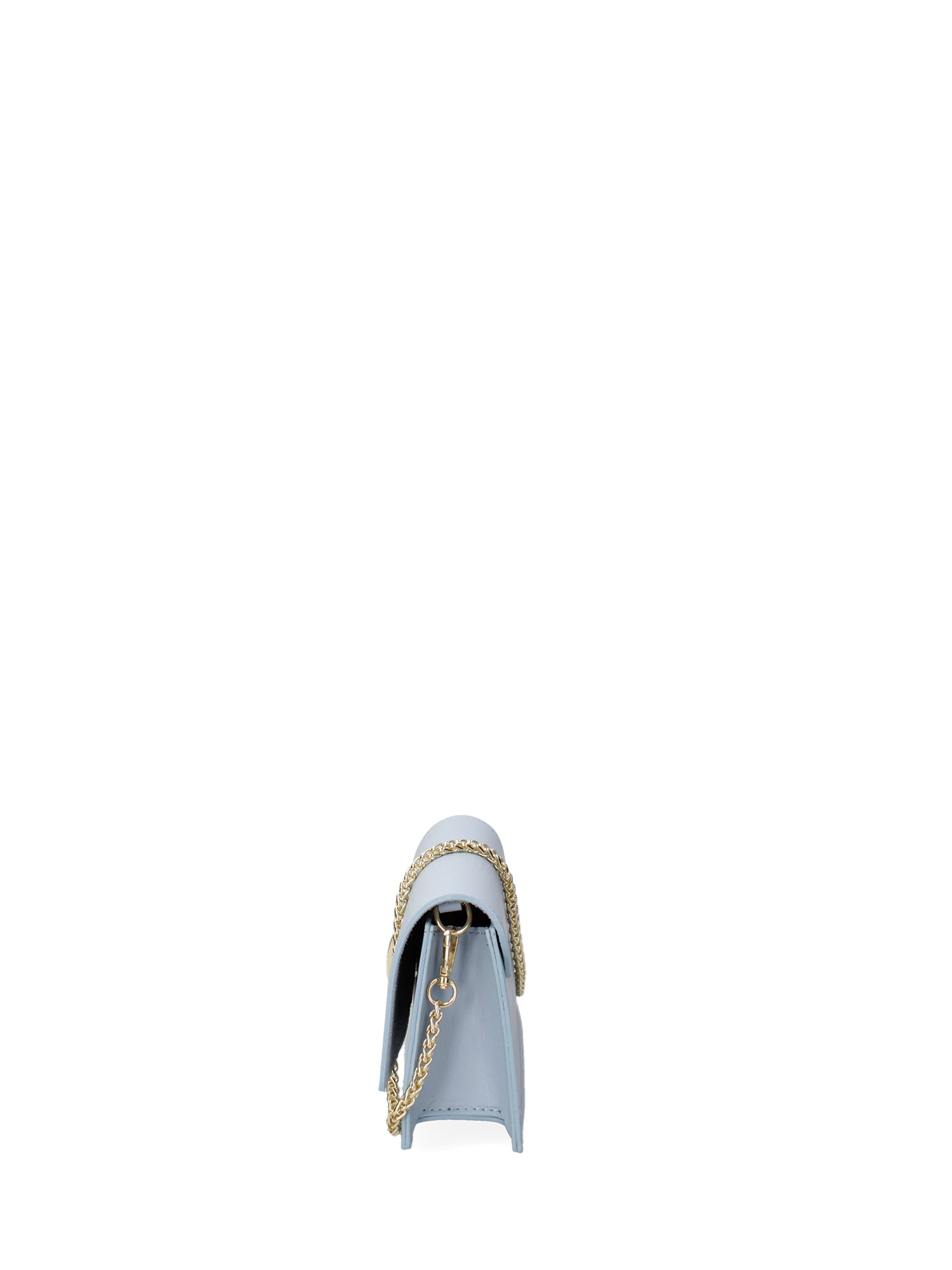 Borsa a spalla da donna Vera pelle 07313-L366 CIELO Roberta Rossi