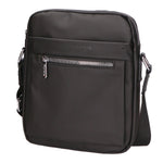 Borsa a tracolla uomo 100% PU Leather PCL3015-BLACK Northampton Polo Club
