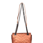 Soleada Borsa a tracolla da donna Vera pelle 8918-FUCSIA Gave Lux