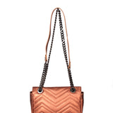 Soleada Borsa a tracolla da donna Vera pelle 8918-FUCSIA Gave Lux