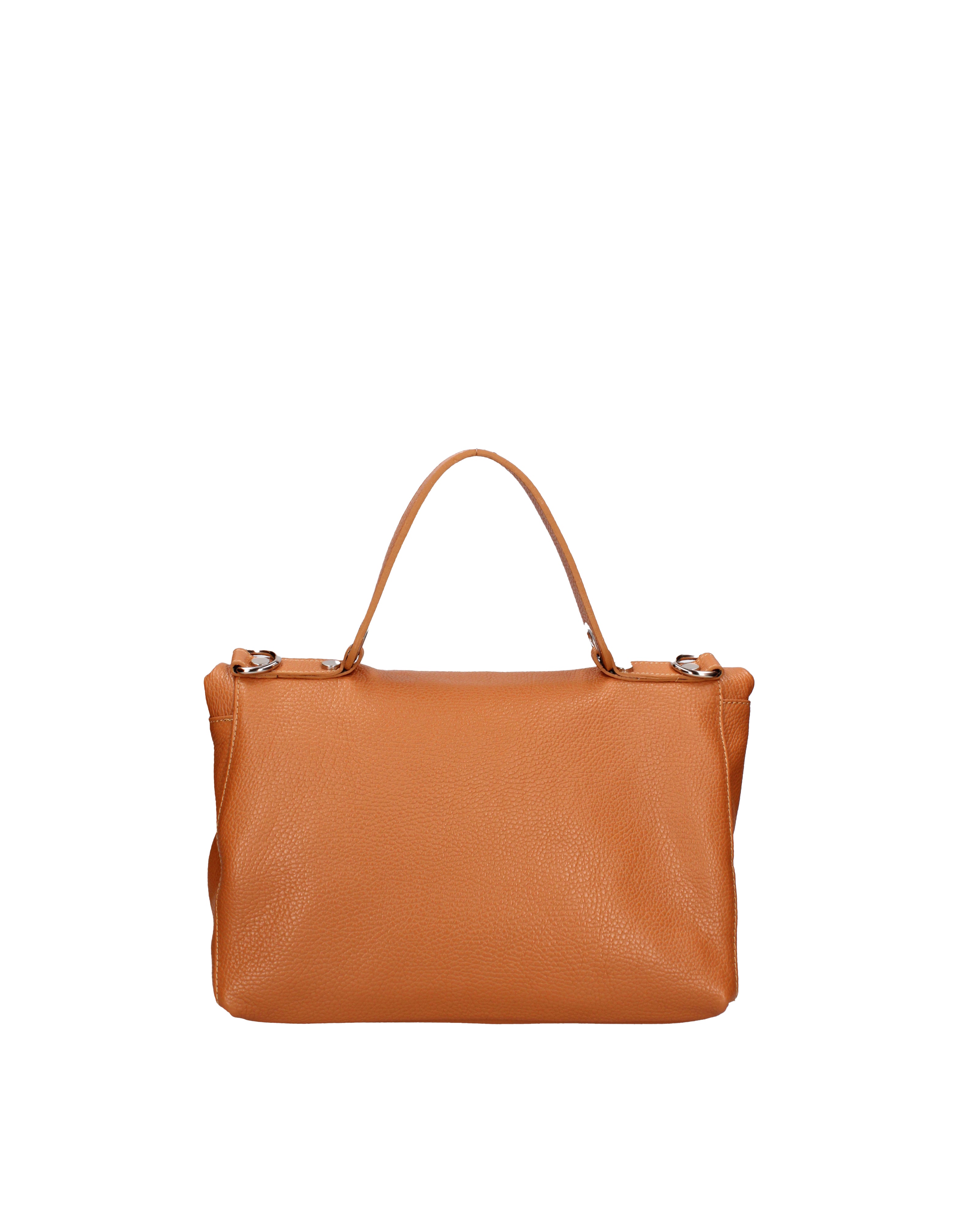Borsa a spalla da donna Vera pelle 07159-D44 CUOIO Viola Castellani