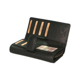 Portafoglio da uomo in vera pelle RFID HILB-5190-NERO Hill Burry