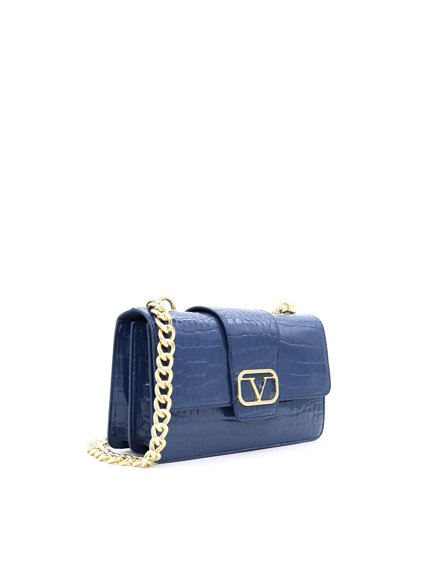 Jesolo Borsa a tracolla donna Ecopelle vegana VC-210-BLU NAVY 19V69 Italia