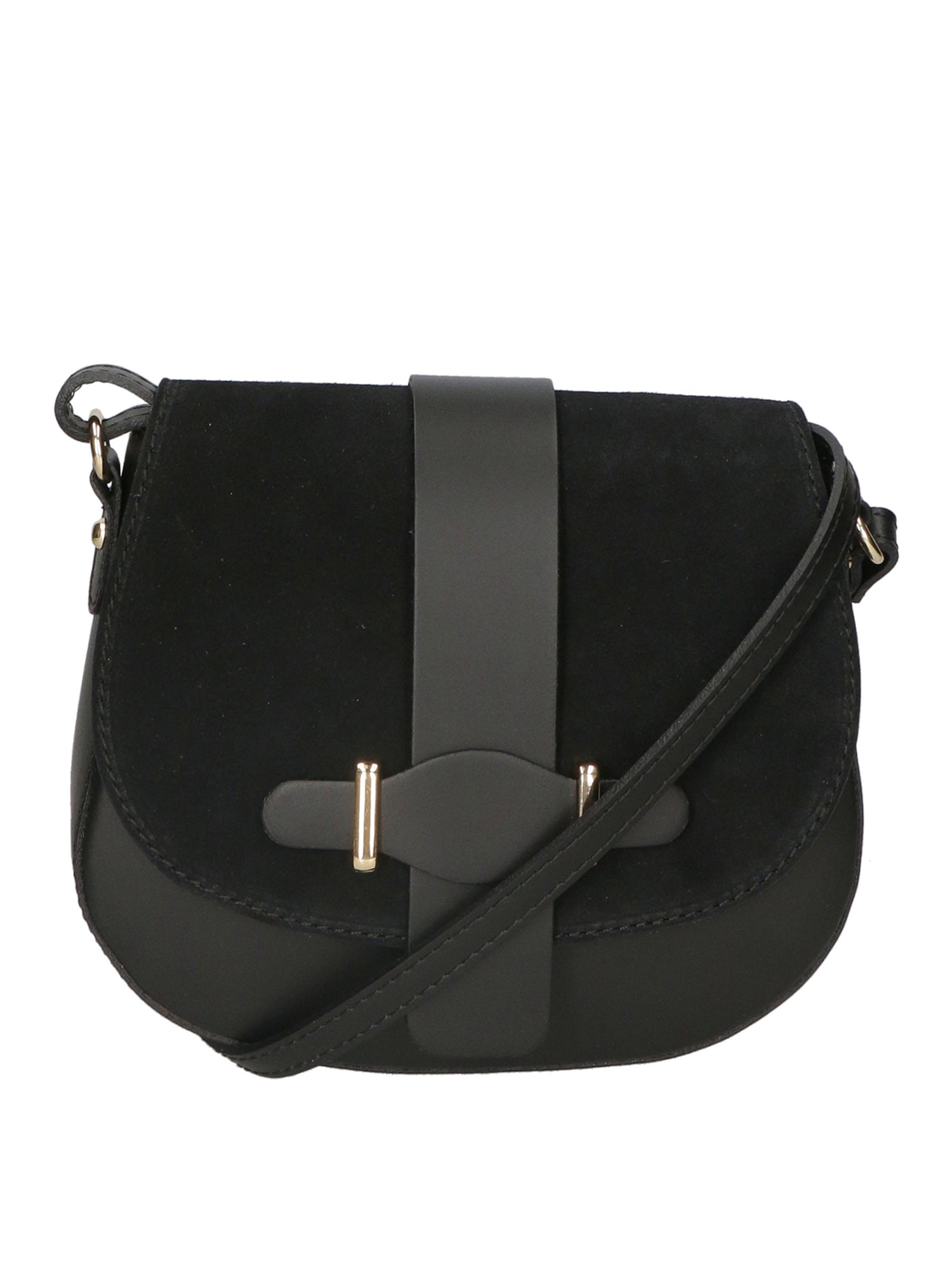 Carola Borsa a tracolla da donna Vera pelle 10036-P218 NERO Gave Lux