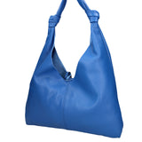 Borsa a spalla da donna 100% vera pelle 07156-D22 BLUETTE Viola Castellani