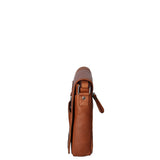 Borsa a tracolla uomo in vera pelle Casual HILB-3057-CUOIO Hill Burry