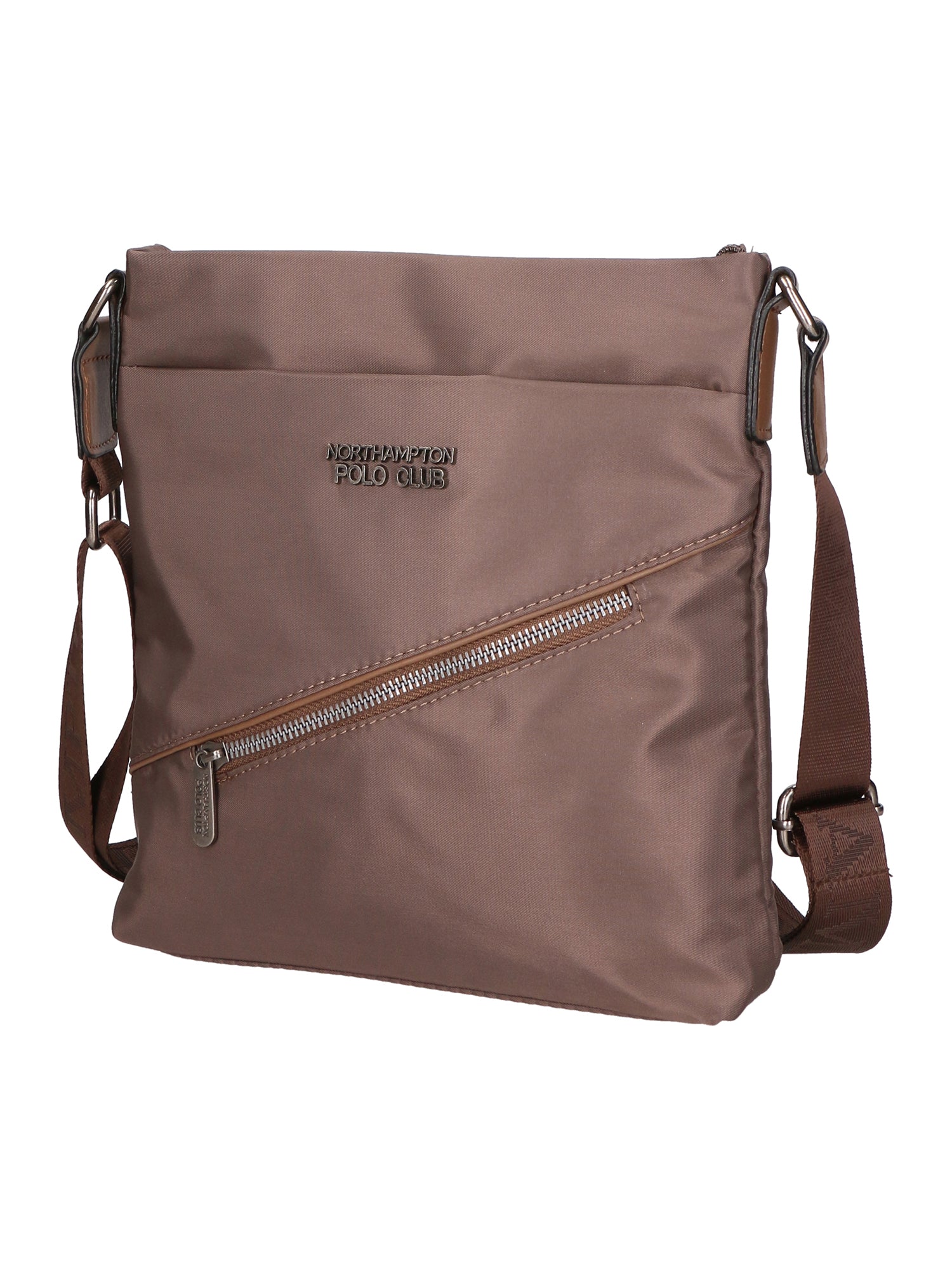 Borsa a tracolla uomo 100% PU Leather PCL3157-EARTH Northampton Polo Club