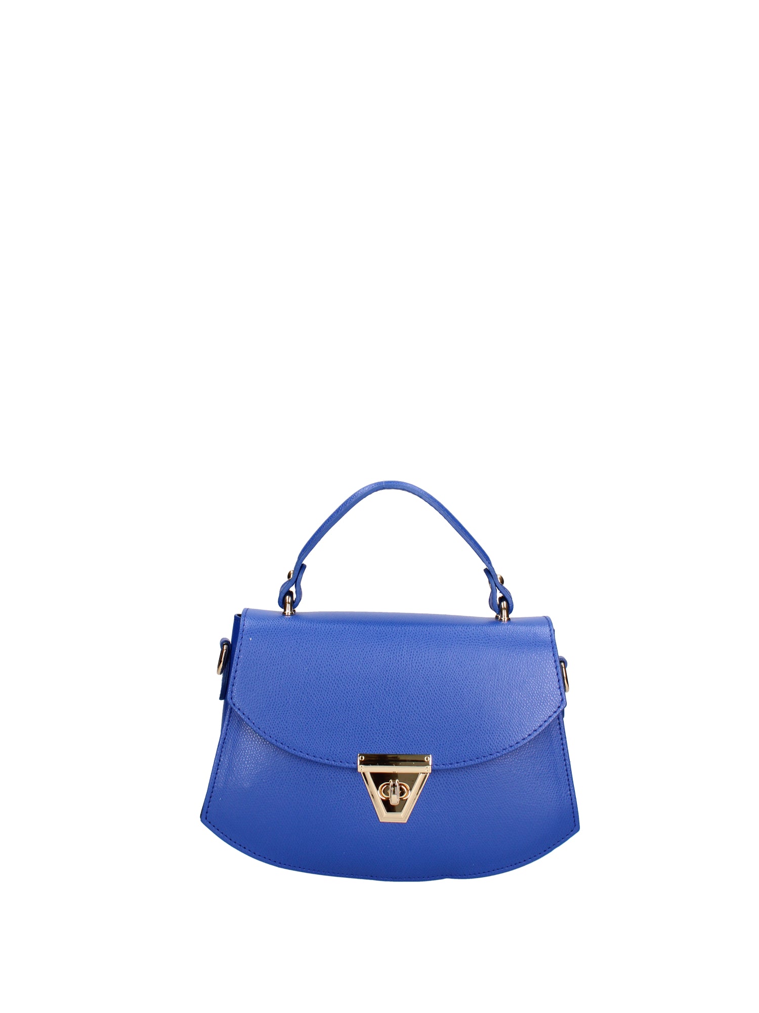 Borsa a mano da donna 100% vera pelle 07202-P 633 BLUETTE Roberta Rossi