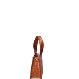 Borsa a mano da donna Vera pelle effetto cocco 07220-C44 CAMEL Roberta Rossi
