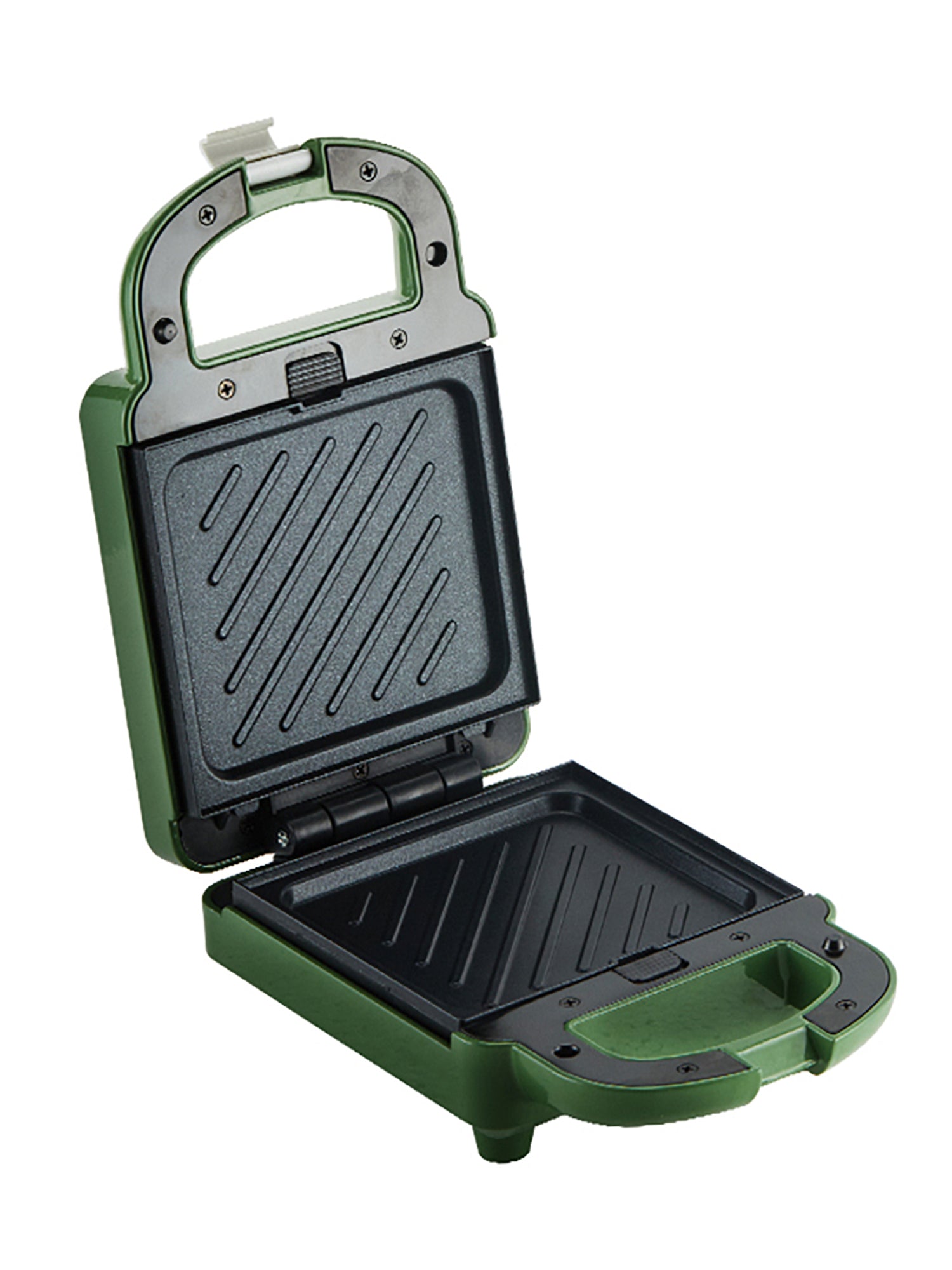 Plastica & Teflon Tostapane Sandwich Maker Garanzia 24 Mesi JB-988-White Greenis