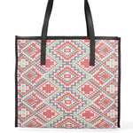 Mirabilia Borsa a mano donna Tela + Vera Pelle 5370-6-NERO Gave Lux