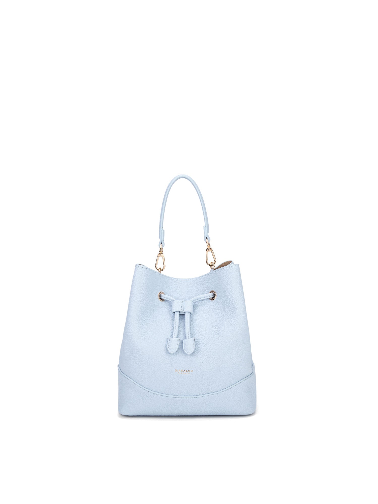 Borsa a mano da donna 100% pelle vegana PU 741-1PT-SKY BLUE Diana&co