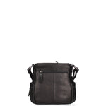 Borsa a tracolla da uomo Vera pelle HILB-3345-NERO Hill Burry
