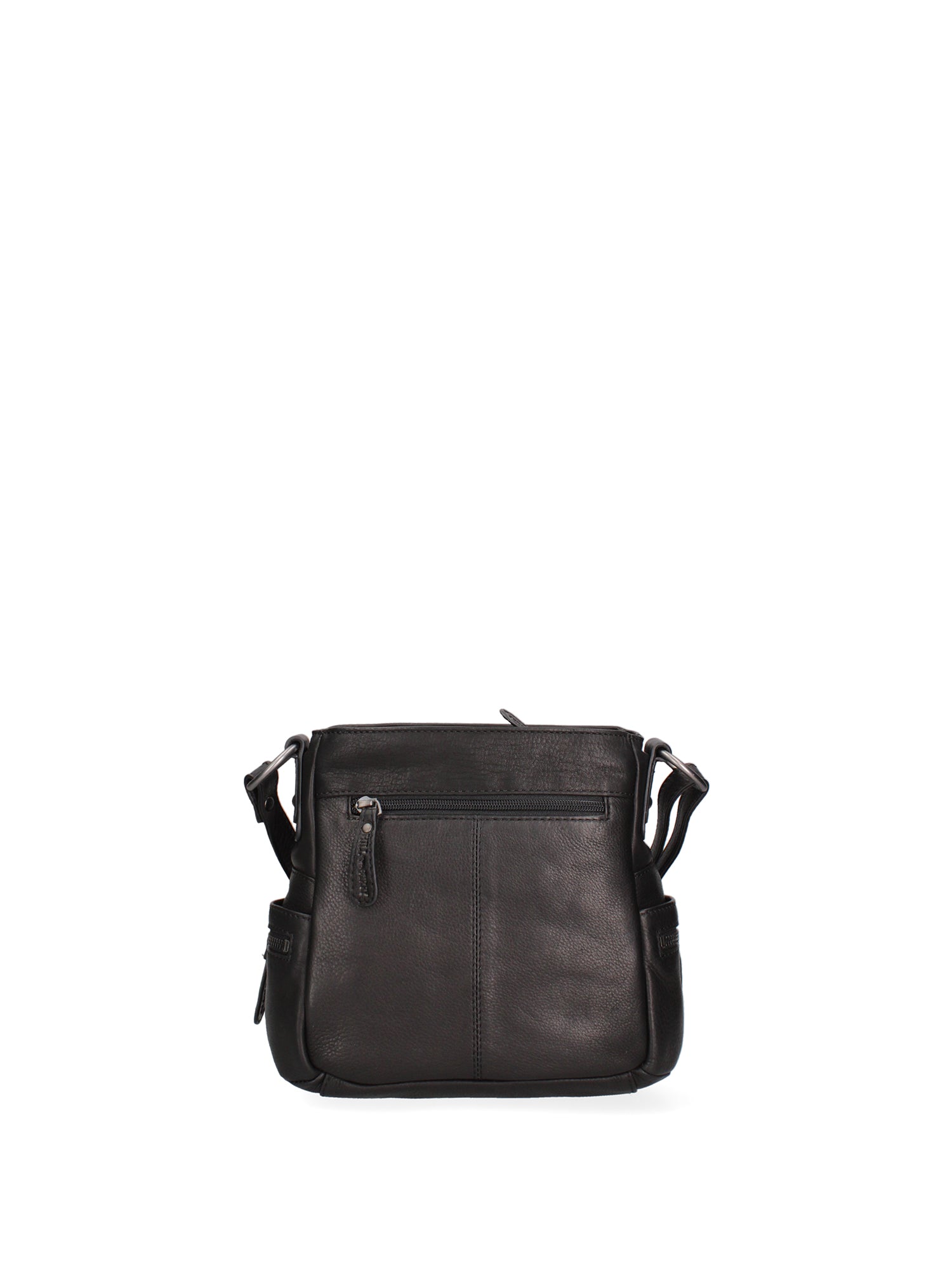 Borsa a tracolla da uomo Vera pelle HILB-3345-NERO Hill Burry