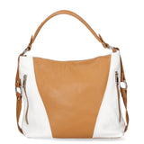 Emily Borsa a spalla da donna Vera pelle 80064-D17 CUOIO D01 BIANCO Gave Lux