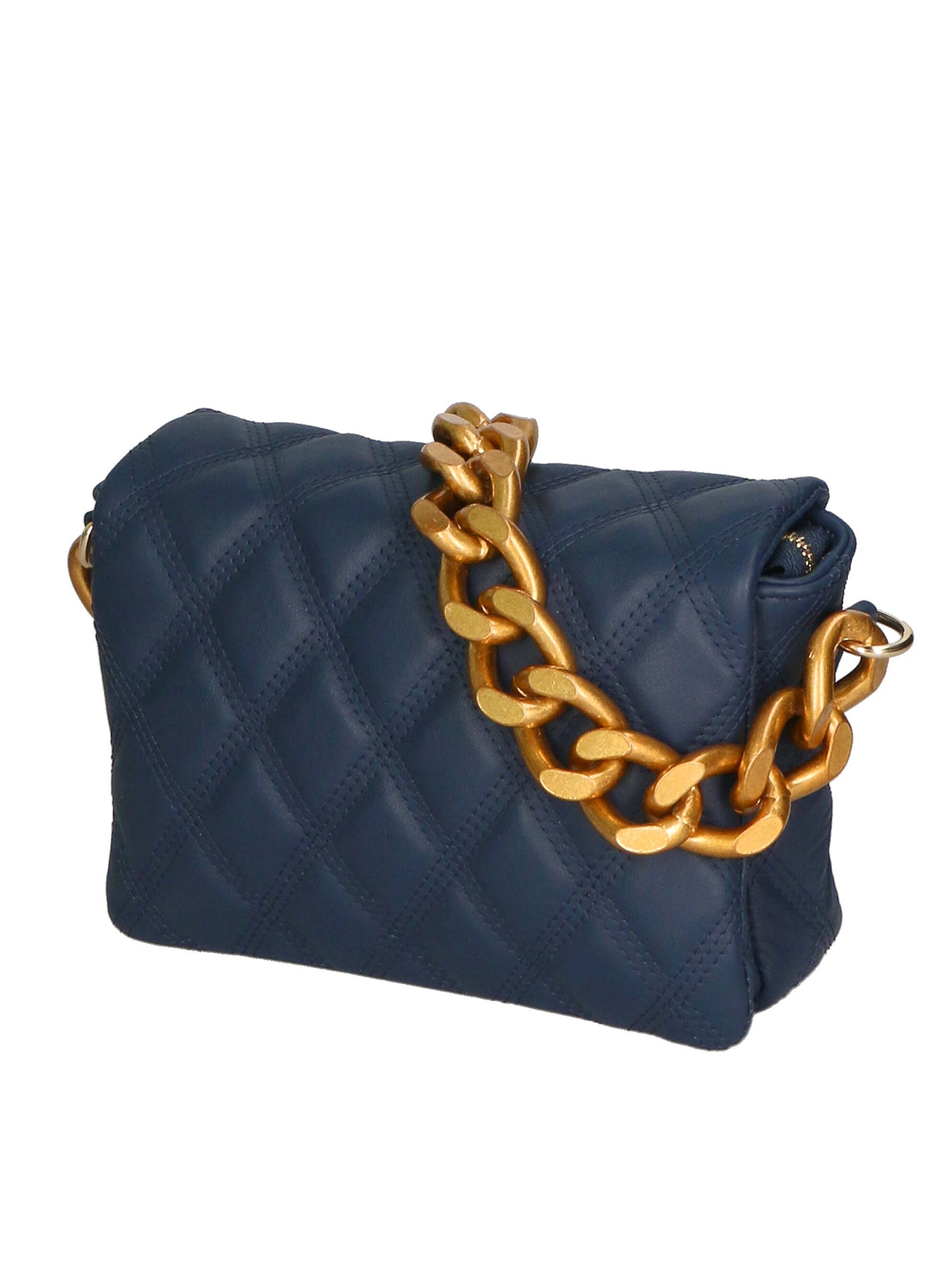 Adriana Borsa a mano da donna Vera pelle 04539-S24 BLU JEANS Gave Lux