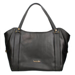 Valoria Ultra Borsa a spalla da donna 100% vera pelle B17203-NERO Braccialini