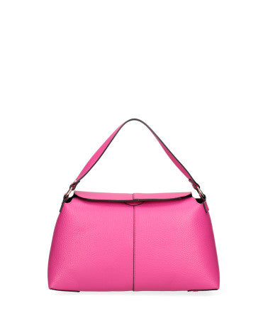 Borsa a spalla da donna Vera pelle 07154-D02 FUXIA Roberta Rossi
