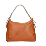 Vladimira Borsa a spalla da donna Vera pelle 06675-D17 CUOIO + D40 TAUPE Gave Lux