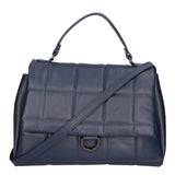 Viola Borsa a mano da donna Vera Pelle 06862-S24 BLU JEANS Gave Lux