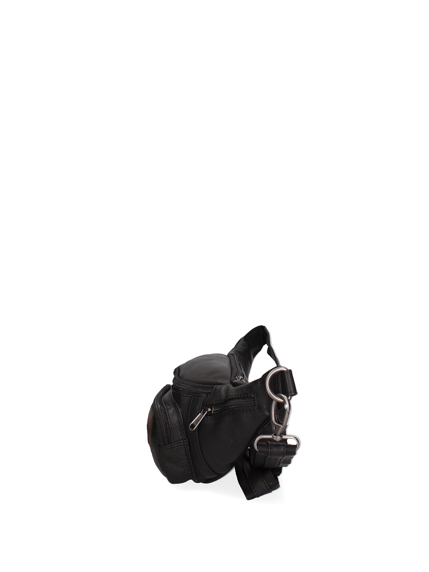Marsupio da uomo in vera pelle Casual HILB-3044-NERO Hill Burry