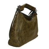 Ondina Borsa a spalla da donna Vera pelle 6569-VERDE GREEN Gave Lux