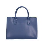 Lodovica Borsa a mano da donna Vera pelle 06544-BLUE JEANS Gave Lux