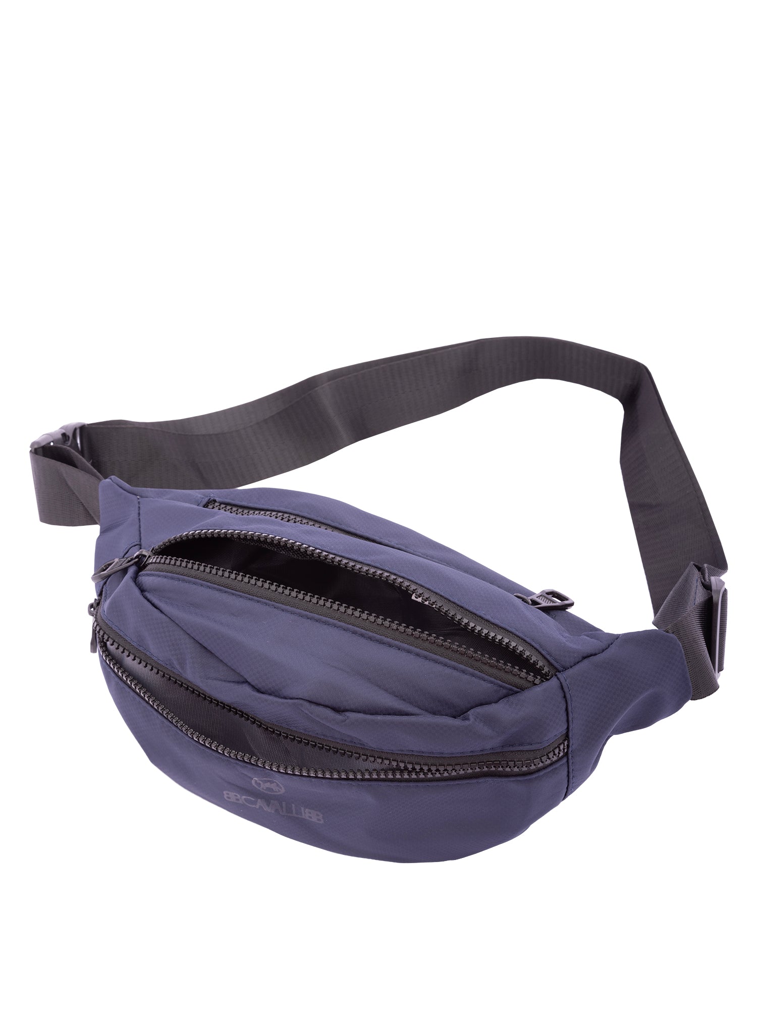 Marsupio da uomo in poliestere Casual BC1408-BLU B Cavalli