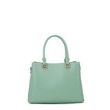 Borsa a mano da donna 100% pelle vegana PU 711-4PT-JADE GREEN Diana&co