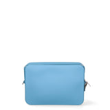Borsa a tracolla da donna 100% Pvc FLAT-FLOWE-SUGAR BLUE - SILVER Marc Ellis