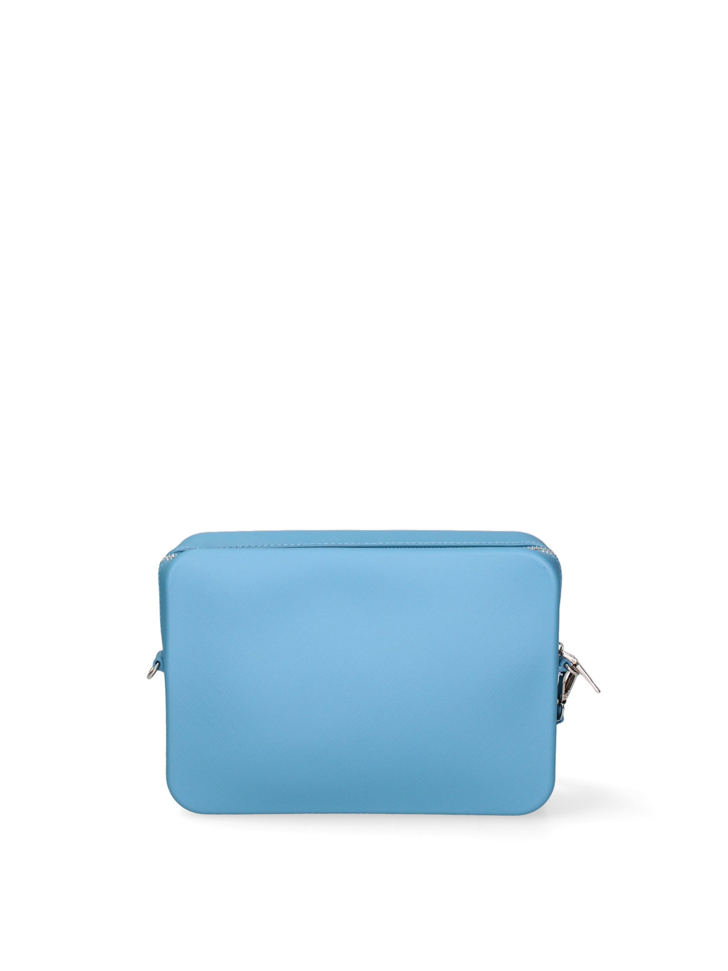 Borsa a tracolla da donna 100% Pvc FLAT-FLOWE-SUGAR BLUE - SILVER Marc Ellis