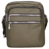 Borsa a tracolla uomo 100% pelle PU PCL3020-GREEN Northampton Polo Club
