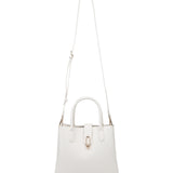 Borsa a mano da donna 100% pelle vegana PU 712-2PT-WHITE Diana&co