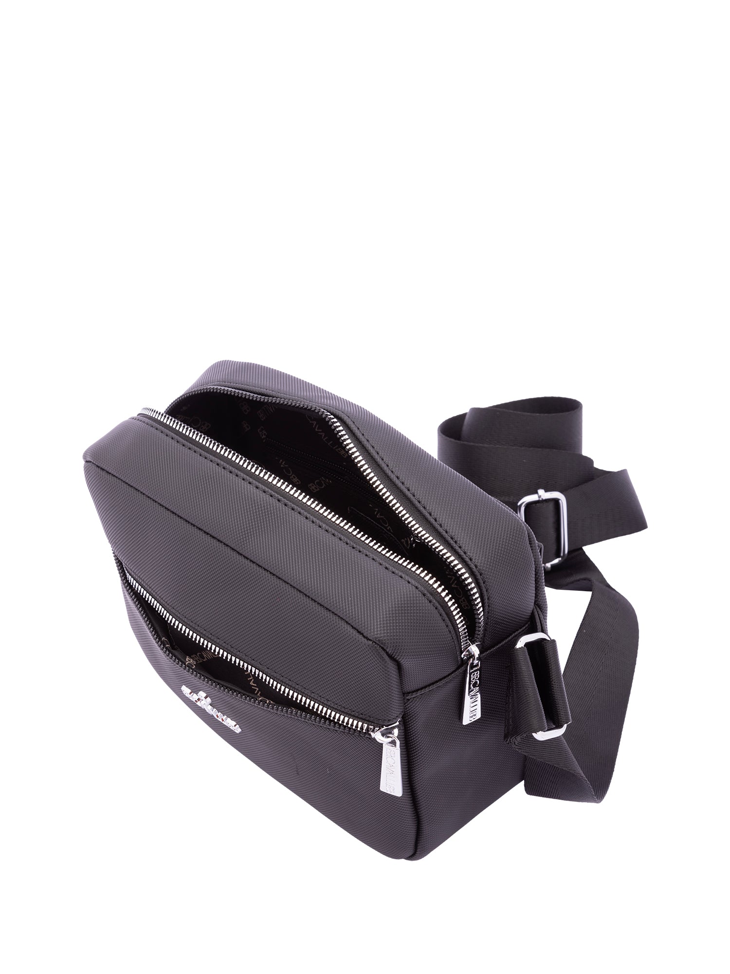 Marsupio da uomo in poliestere Casual BC1097-NERO B Cavalli
