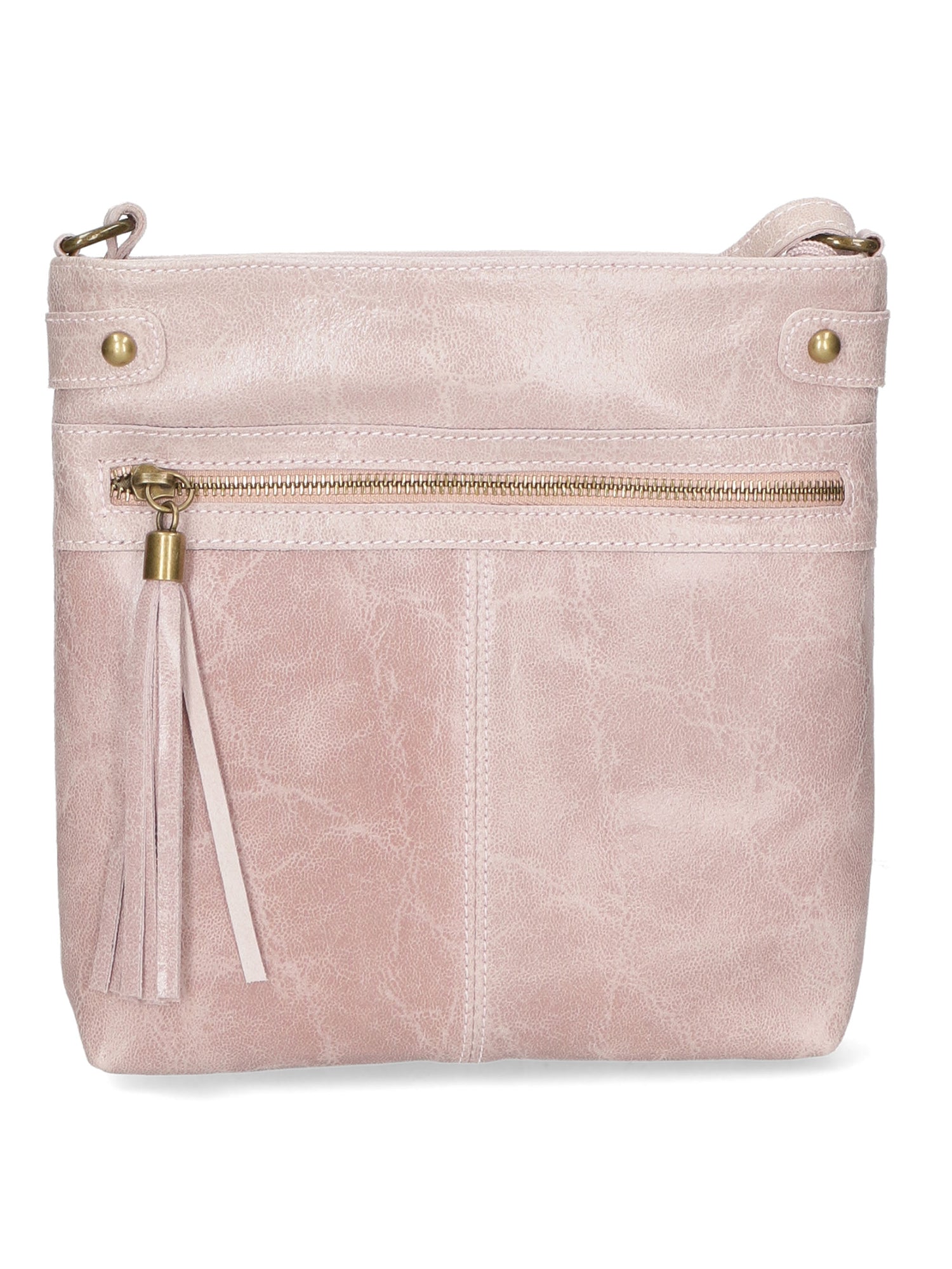 Carmen Borsa a tracolla da donna Vera pelle 10034-ROSA Gave Lux