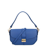 Borsa a spalla da donna Vera pelle 07229-L115 BLUETTE Roberta Rossi