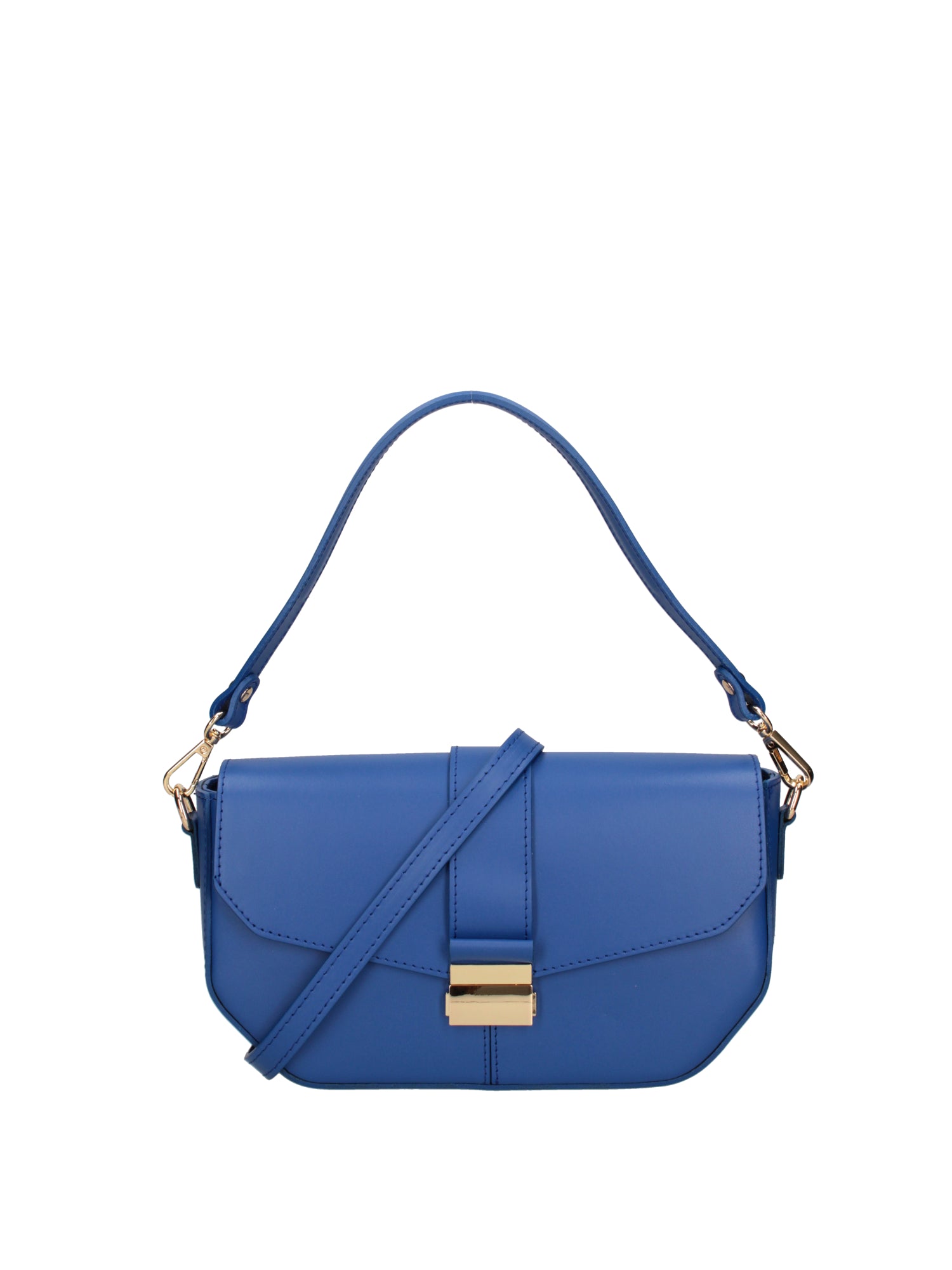 Borsa a spalla da donna Vera pelle 07229-L115 BLUETTE Roberta Rossi