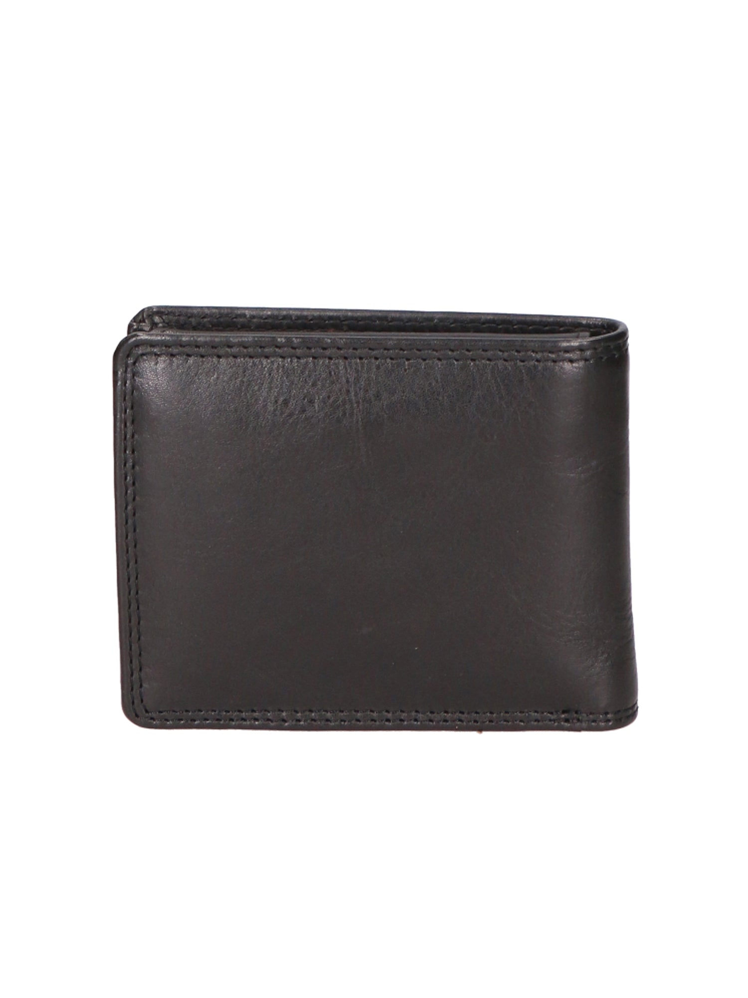Portafoglio unisex vera pelle Made in Italy Vacchetta Ingrassata SN1828347-BLACK Santini Firenze