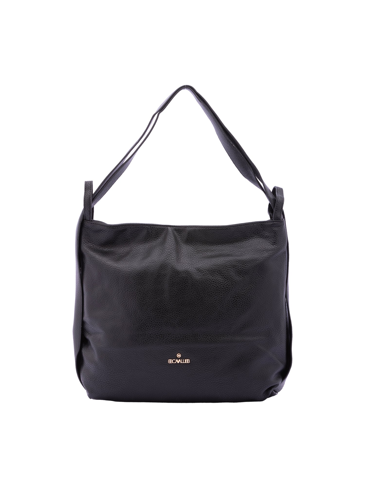 Borsa a spalla da donna Ecopelle e poliestere BC1407-BLACK B Cavalli
