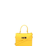 Borsa a mano da donna Vera pelle 07161-D504 YELLOW Roberta Rossi