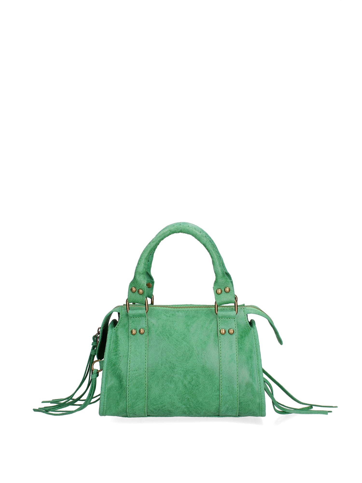 Erisia Borsa a spalla da donna Vera pelle 06091-026 VERDE ERBA Gave Lux