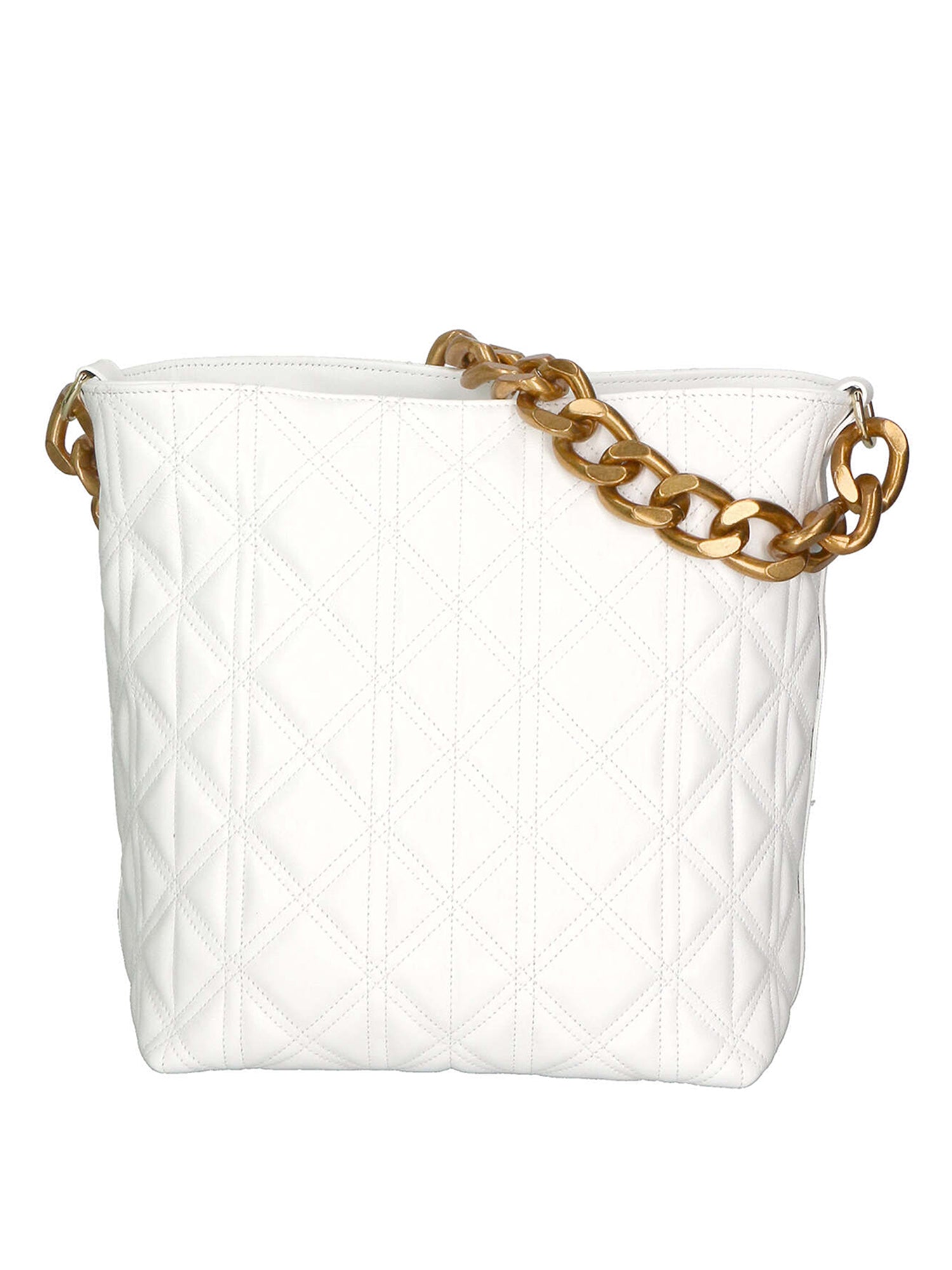 Adra Borsa a spalla da donna Vera pelle 04538-S01 BIANCO Gave Lux