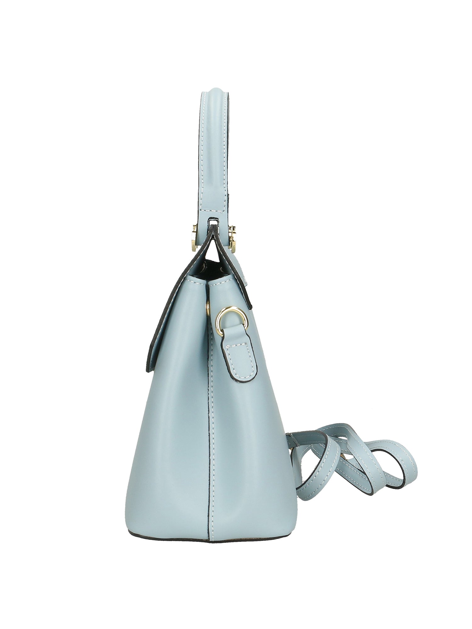 Borsa a mano da donna 100% vera pelle 7708-L366 CIELO Gave Lux