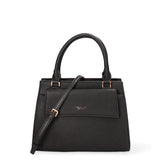 Borsa a mano da donna Ecopelle e Zip 614-2-BLACK Diana&co